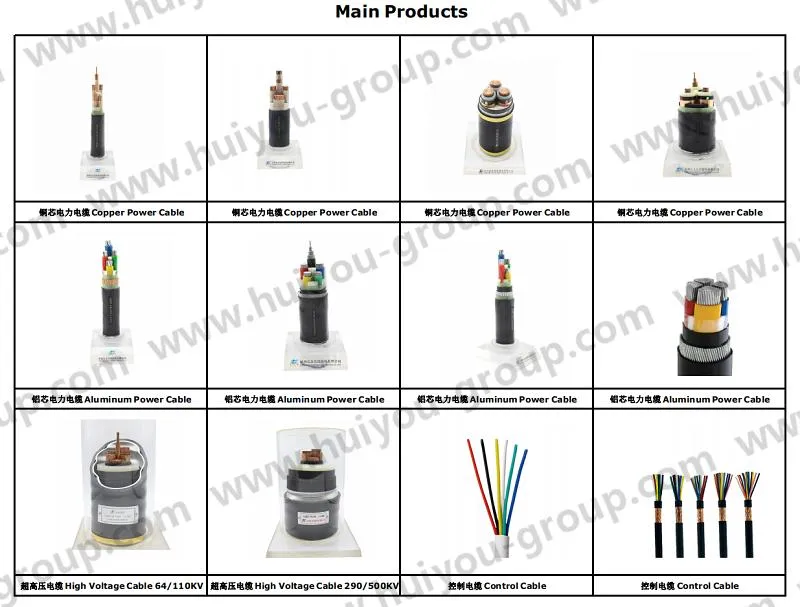 High Voltage 66kv 110kv Power Station Cable Line Single Core 1600mm2 IEC 60840