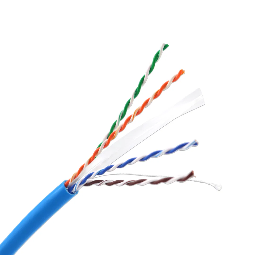 Indoor 305m 1000FT Pull Box Bare Copper 23AWG CAT6 UTP LAN Cable