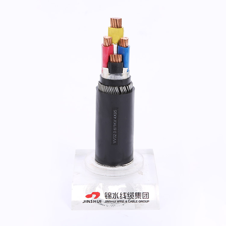 Insulated Copper Conductor Cable Underground Low Voltage PVC Electric Cable