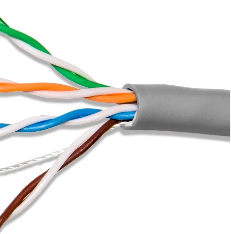 Internet Provider Copper 305m 4 Twisted Pairs 24AWG UTP Cat5e Cable