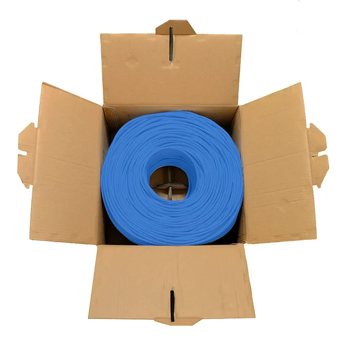 LAN Cable 305m/Roll UTP Cable 4pr Indoor Cat5e Bulk Cable Pull-out Box Solid Bc Factory Price Best Quality UTP Cat 6 Cable Network Cable