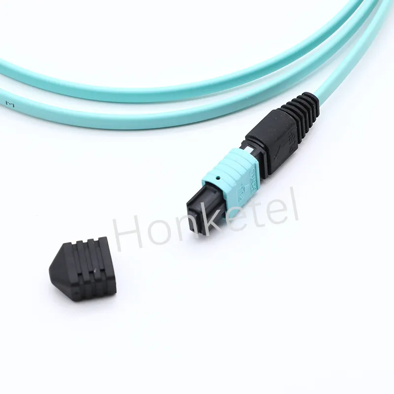 Low Loss Fiber Optic Patch Cord MPO Trunk Cable MPO F to MPO F Patchcord