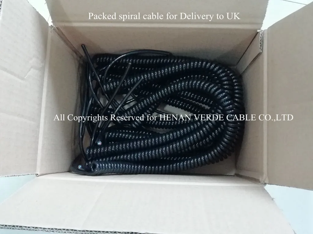 Mechanical Equipment Spiral Cable Coiled Cable Wire Spring Wire Power Cable