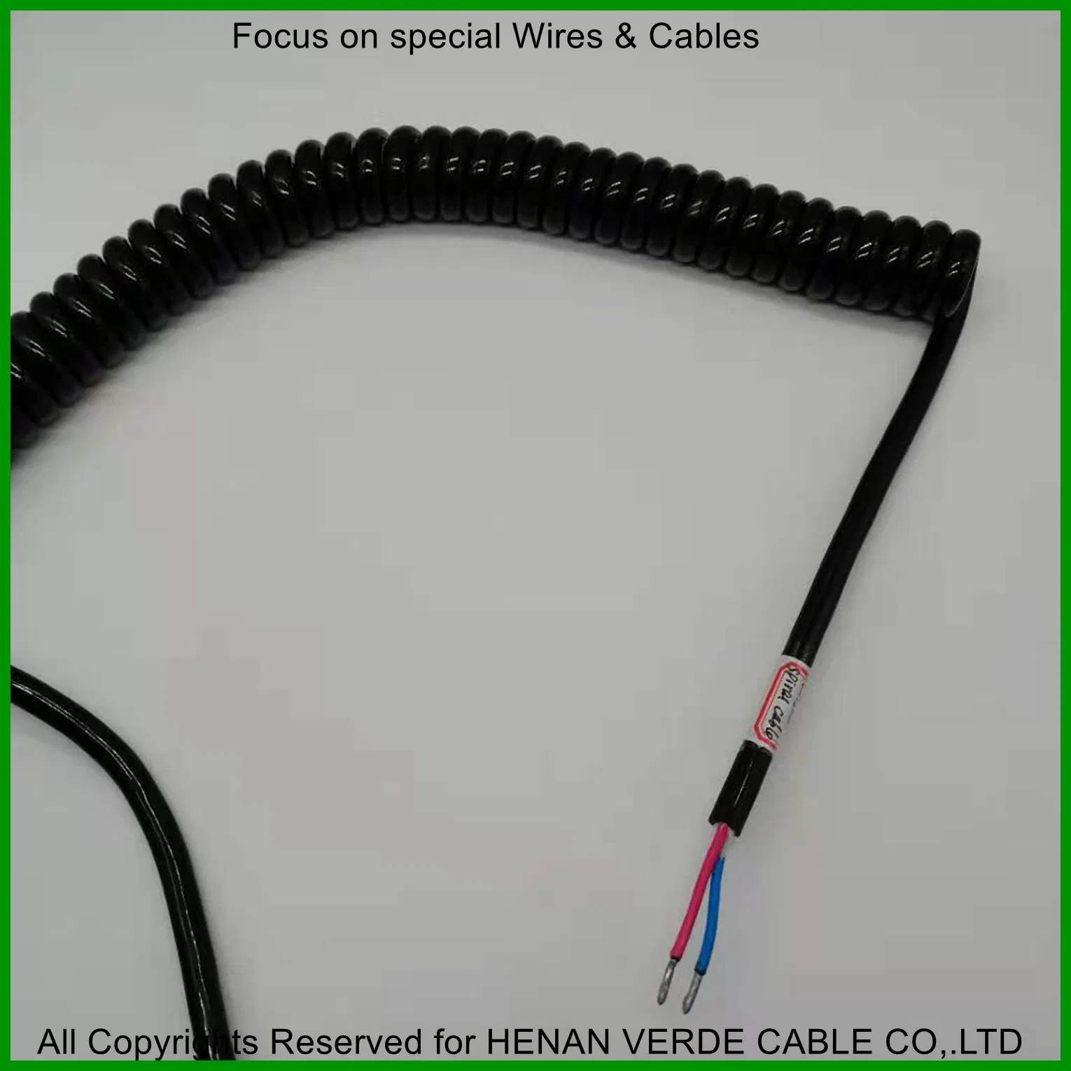 Mechanical Equipment Spiral Cable Coiled Cable Wire Spring Wire Power Cable