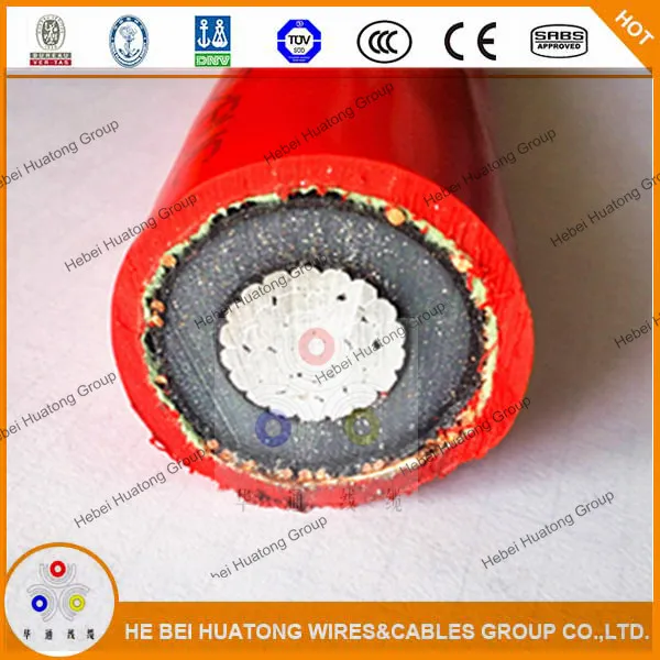 Na2xsy N2xsy 13.2kv Iram 2178 Aluminum or Copper Conductor with Metalic Shield Red PVC Sheath Power Cable