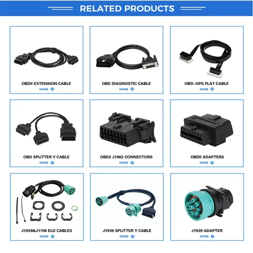 Obdii 16p Female Mini Connector OBD2 Obdii 16-Pin Cable Connector