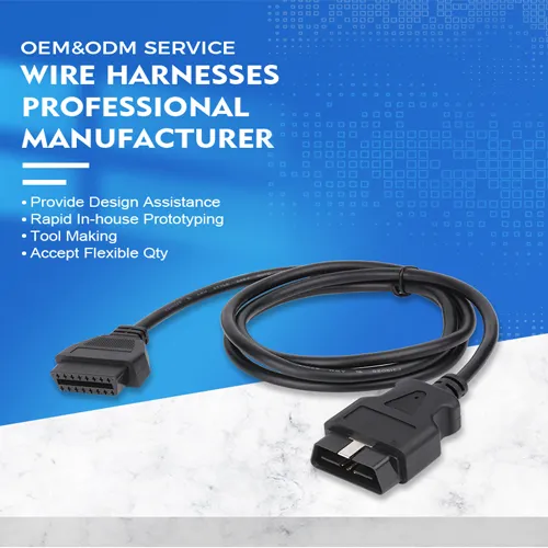 Obdii Nissan 14p Adapter 16-Pin Female on-Board Diagnostic Adapter