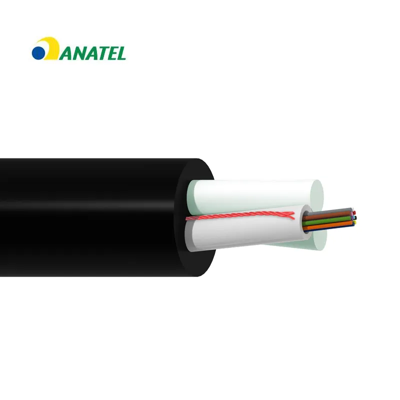 Optico Fibra ASU / AS 12fo Drop Compacto 1fo Single mode Outdoor fiber optic cable