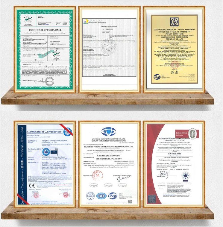 Outdoor Aerial Gyxtc8s G652D Figure 8 4f 6f 8f 12f 24f 48f 96f 128f 288f Fiber Optic Cable Manufacturer