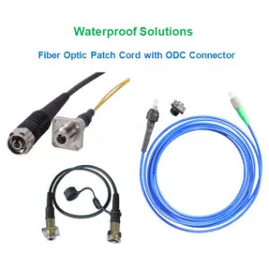 Outdoor Waterproof Fiber Optic Patch Cord with Odc Connector