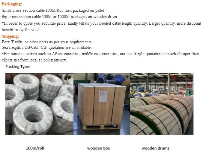 Price of PVC Twin Flat Flexible Cable
