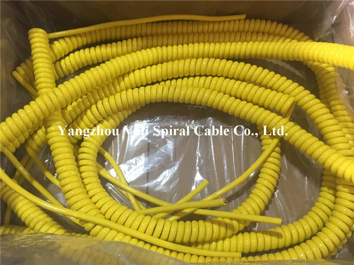 PVC/PUR/TPU/PU/Tpee Spiral Cable Wire Curly Cable Coil Cable