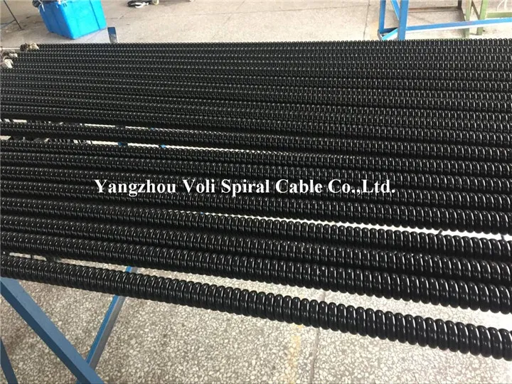 PVC/PUR/TPU/PU/Tpee Spiral Cable Wire Curly Cable Coil Cable