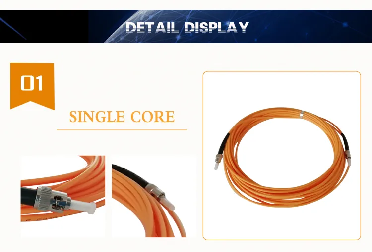 Quick Shipment St Type Fiber Optic Jumpers