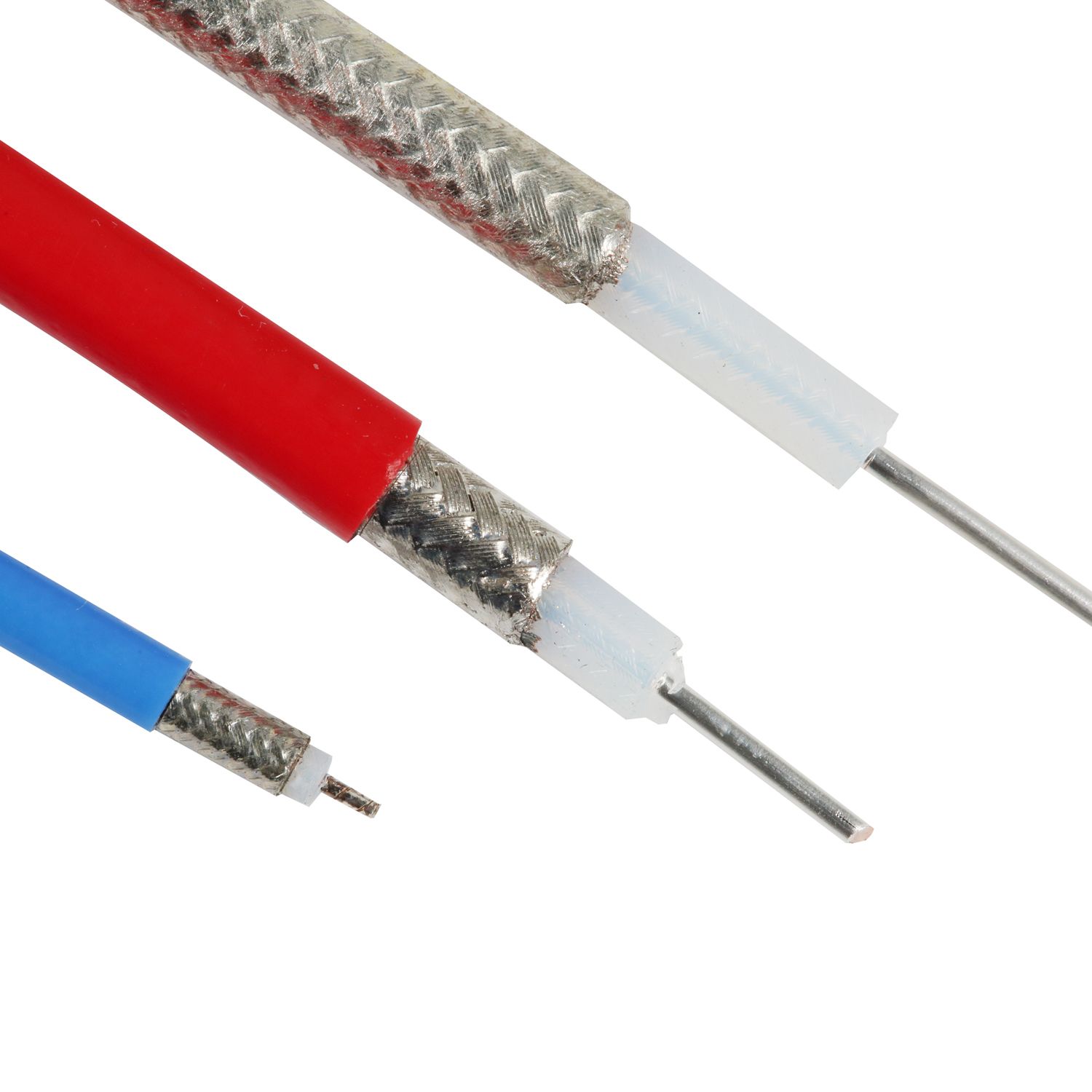 Rg Mil-C-17 Silver-Plated Copper Coaxial Cable for Communication