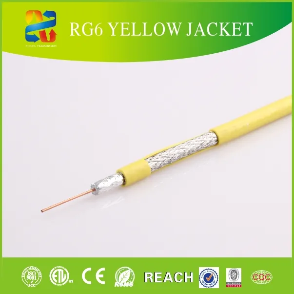 RG6 Underground PVC Cable Coaxial with RoHS CE