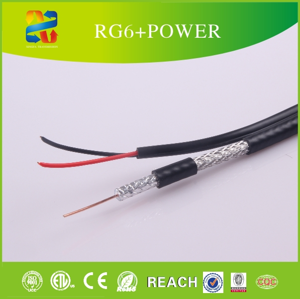 RG6 Underground PVC Cable Coaxial with RoHS CE