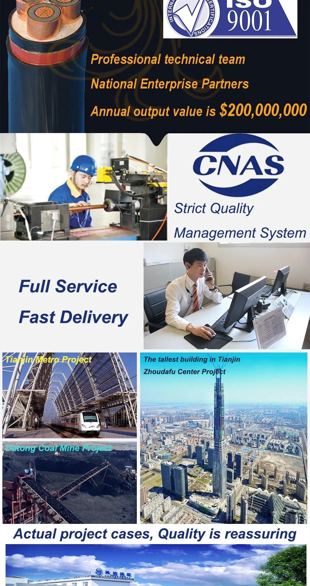 Rubber Type61 35mm Scrx3+6mm X2 Pilot 1X16mm Ecc 640/1100V Yellow Mining Cable