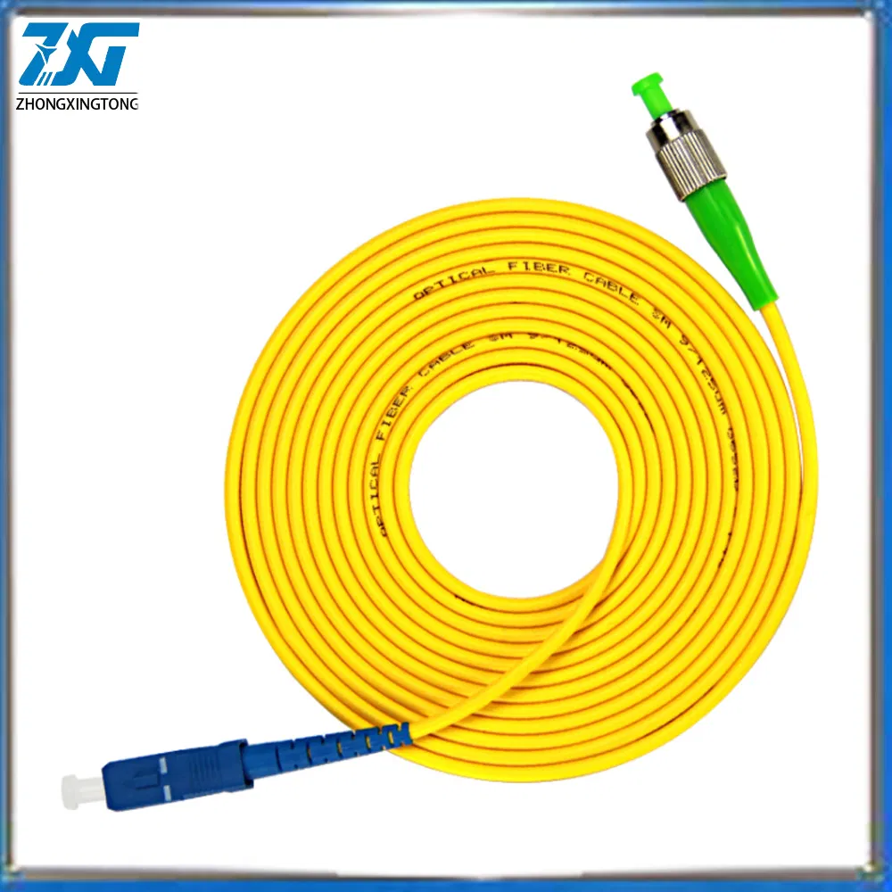 Sc/APC-Sc/Upc Singlemode Simplex Fiber Optical Patchcord 2.0 SC/PC-FC/PC Fiber Optic Patchcord Accept OEM