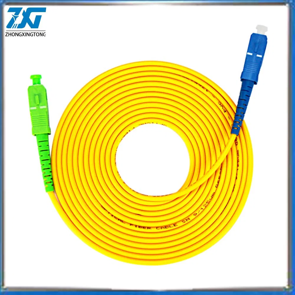 Sc/APC-Sc/Upc Singlemode Simplex Fiber Optical Patchcord 2.0 SC/PC-FC/PC Fiber Optic Patchcord Accept OEM