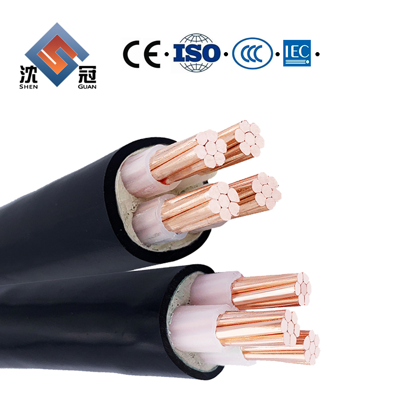 Shenguan BV Bvr Thw Thhn Electrical Wire Cable China Cable 11/33 Kv Middle Voltage Single Core PVC Insulated Copper Cable Wire Lower Voltage