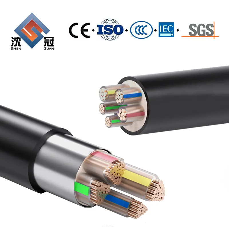 Shenguan CE TUV Approved 2pfg 1169 Single Twin Core 2.5mm2 4mm2 6mm2 10mm2 10AWG 12 AWG 14AWG XLPE PV1-F DC Solar Cable PV Wire 63kv