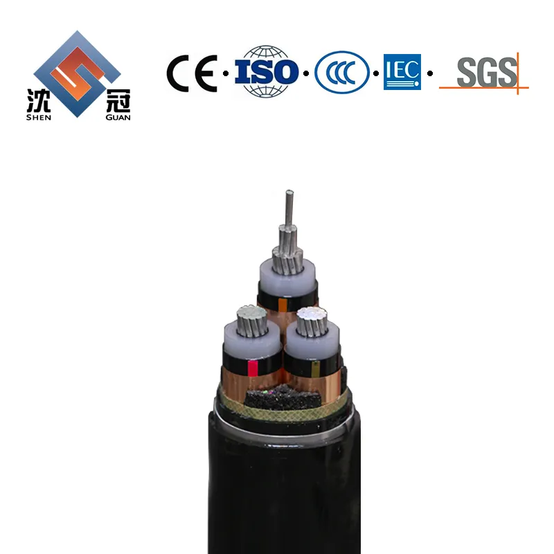 Shenguan Multi Copper Core Low Voltage Bttrz 3*50+2*25 Fireproof Power Cables for Mining Power Cable Branch Cable Overhead Insulation Electrical Cable