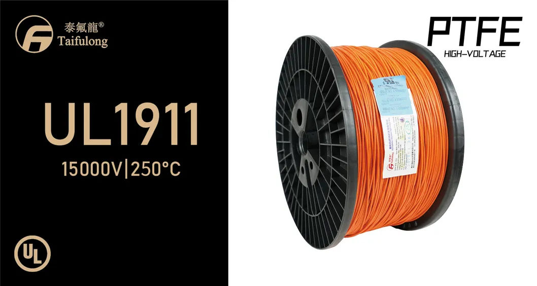 Taifulong PTFE High-Voltage UL1911 16AWG 250° C 15kv-DC Nickel Plated Copper Electric Wire Connector Teflon Wire