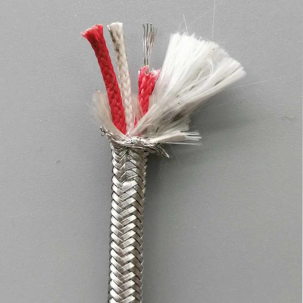 Thermocouple Wire Extension Cable Rtd PT100 PTFE / Fiberglass Thermocouple Wire Jacket SS304 Sheath
