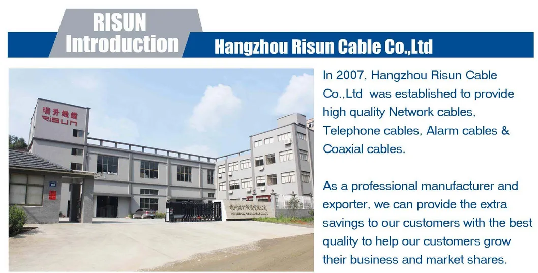 Risun Factory High Quality Fire Alarm Cable Unshielded
