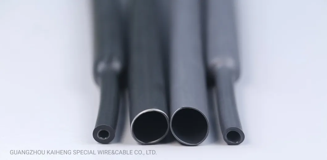 Tunnel Tube Cables Sizes Logo 1mm-50mm Diameter Insulated China Cable Shrinkable Sleeve Polyofin Heat Shrink Tubing