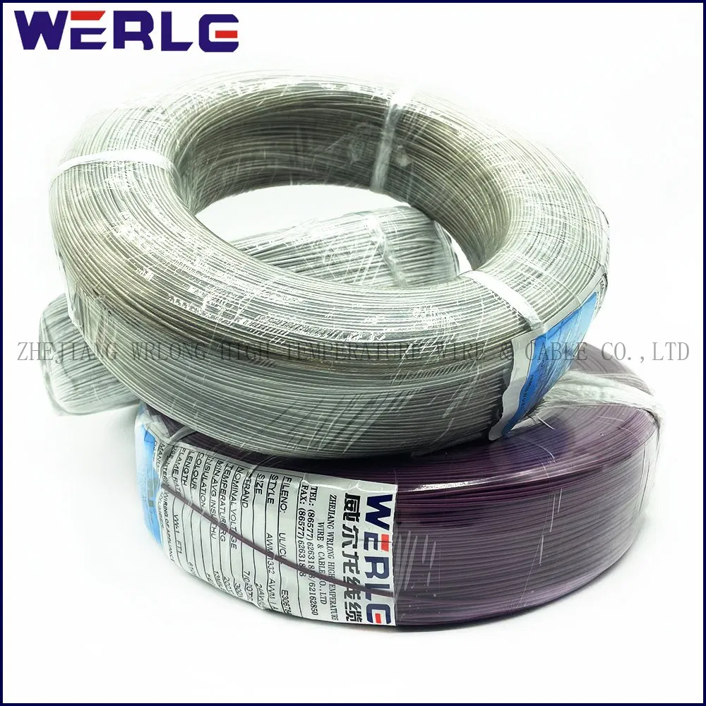 UL 1007 30 AWG Black Power Cord PVC Copper Conductor Electrical Power Coaxial Electric Cable