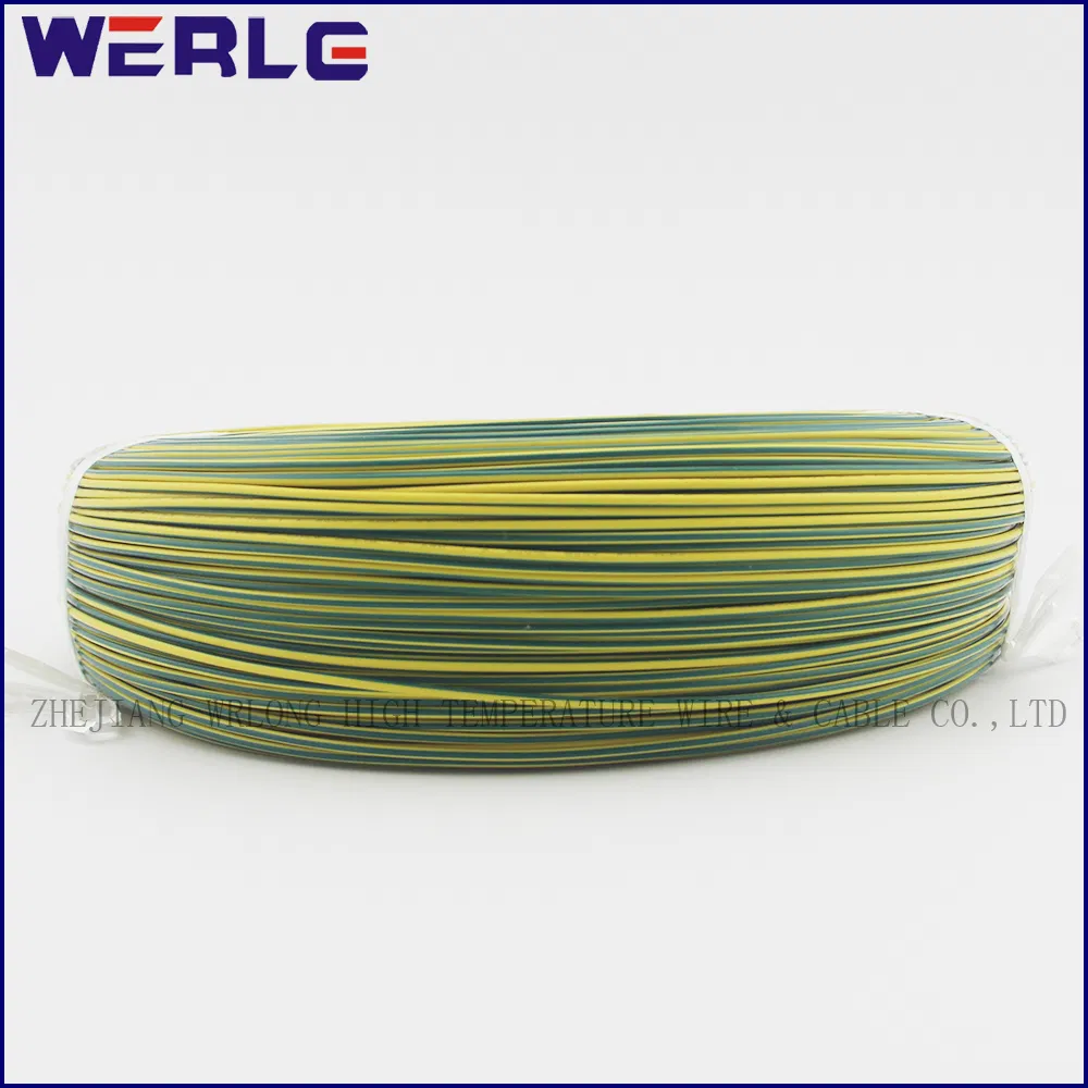 UL 1330 AWG 8 Yellow-Green FEP Teflon Insulated Electric Wire