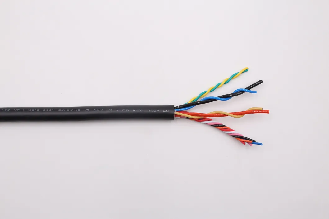 UL 2661 American Standard Awm 1185 16AWG Wire PVC 1 Insulation Wire PVC Solid Flat RGB Wire Cables