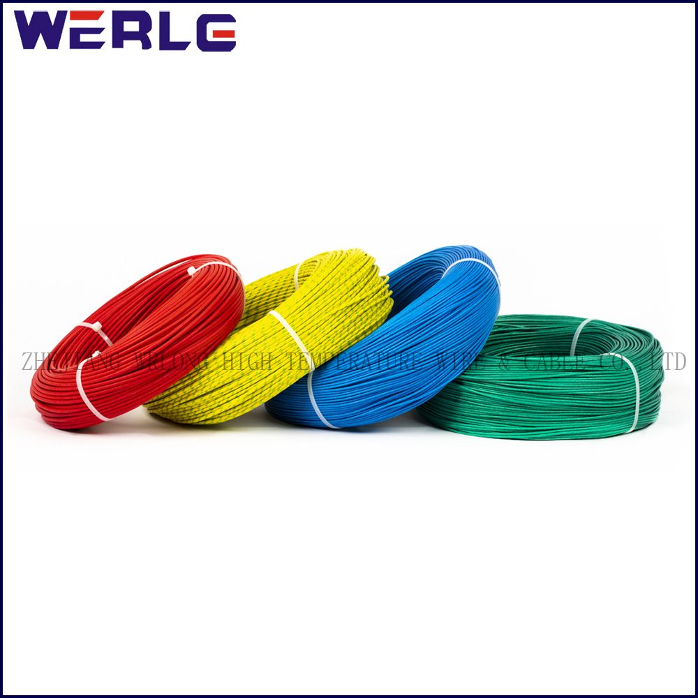 UL 3239 22AWG 20000V /2K Yellow Flexible Silicone Rubber Insulated Electrical Wire High-Temperature Wire