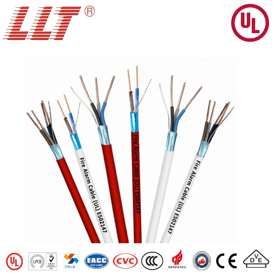 UL Listed 2 Core 14AWG Power Limited Circuit Cable Fire Alarm System Fire Alarm Control