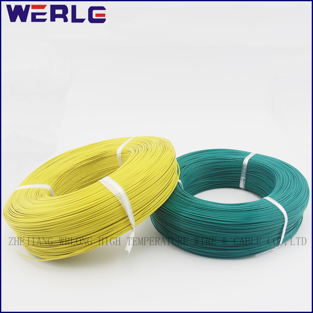 UL1332 Yellow Green 28 AWG FEP Teflon High Temperature Wire for Household Appliance