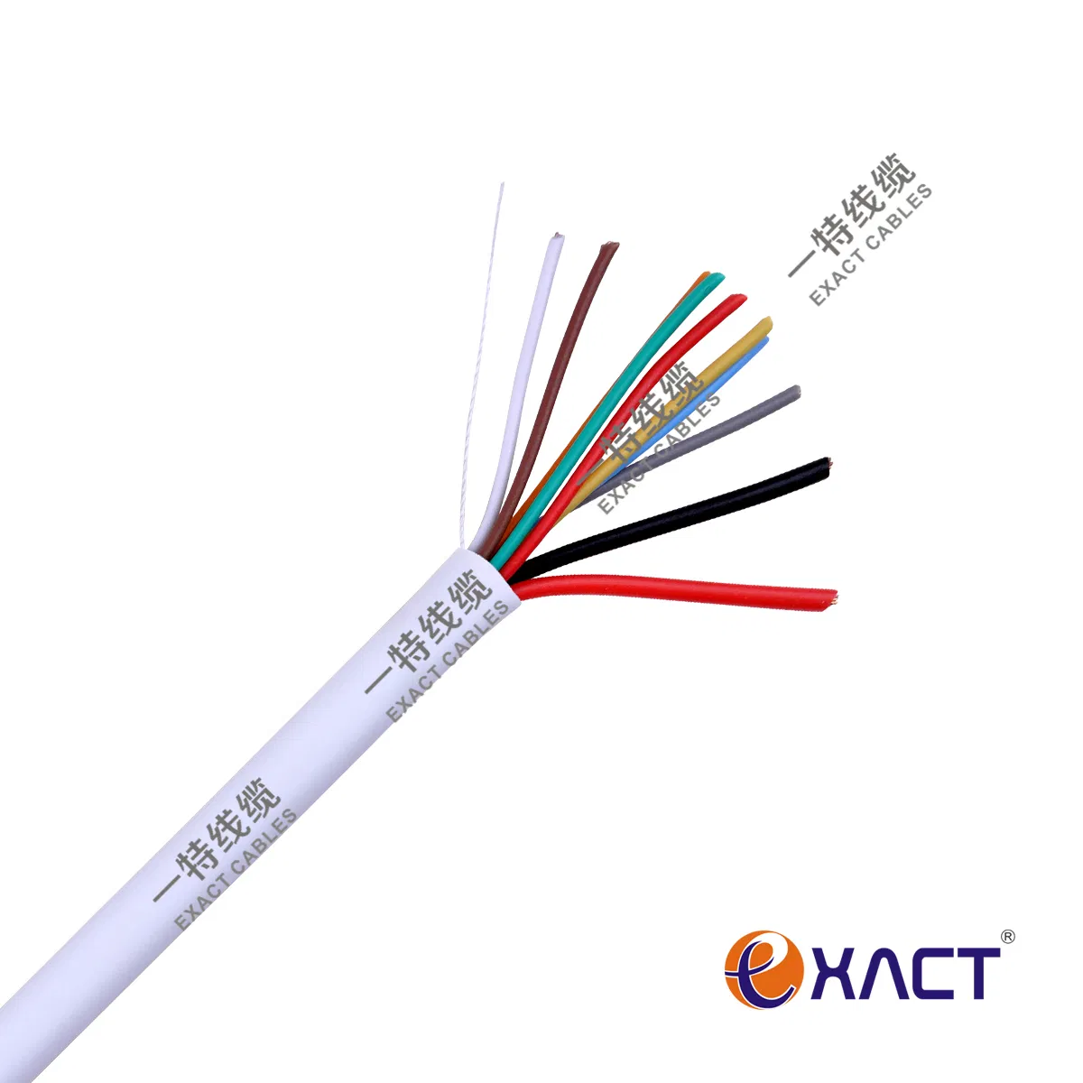 Unshield 2X0.5+16X0.22 CPR Cca , s1, d1, a1 CCA /TC/BC/TCCA Stranded Composite Alarm Cable Security Cable