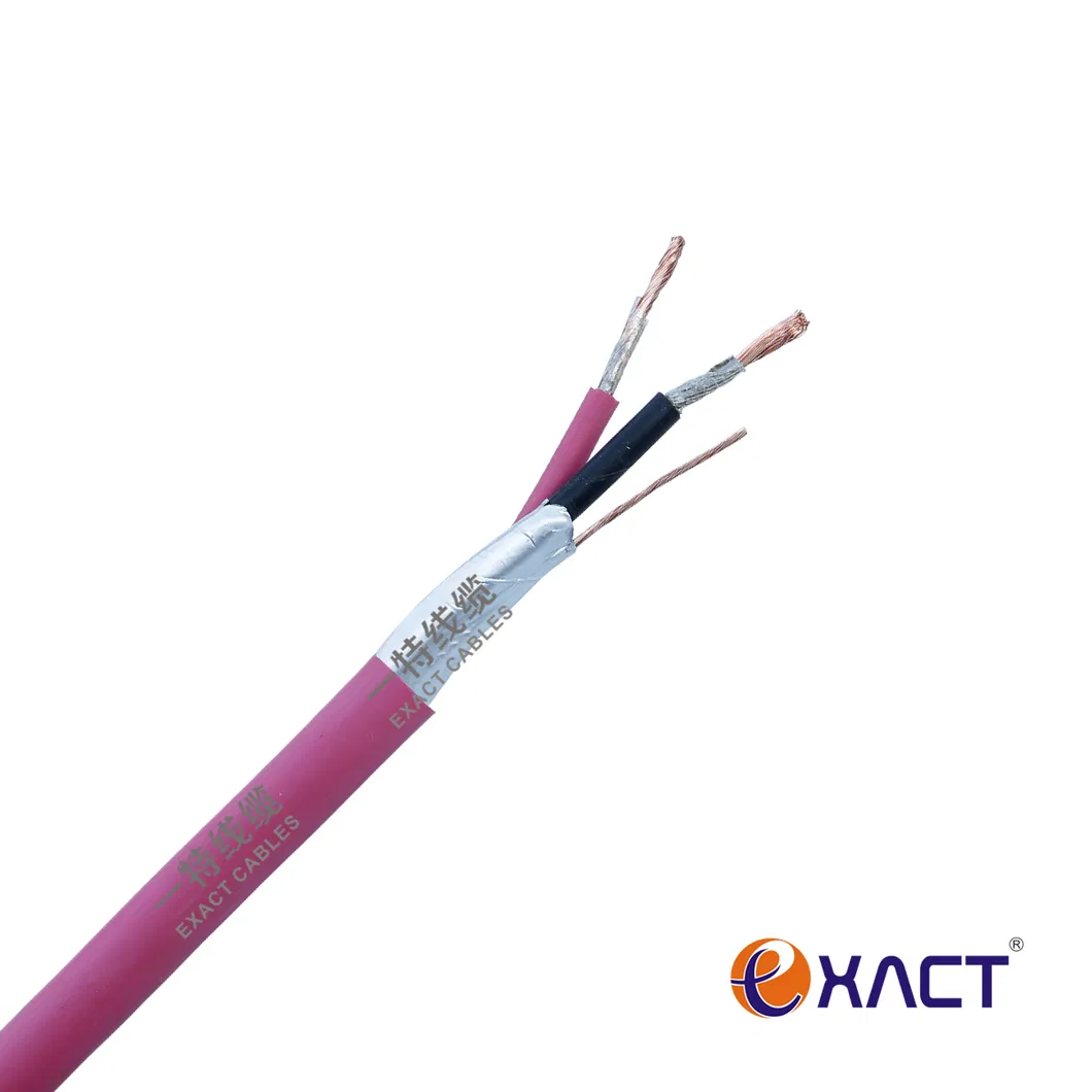 Unshielded Shielded Bare Copper Stranded Solid UL Listed PVC Jacket Communication Cable 2x2.5mm2 Fire Alarm Cable