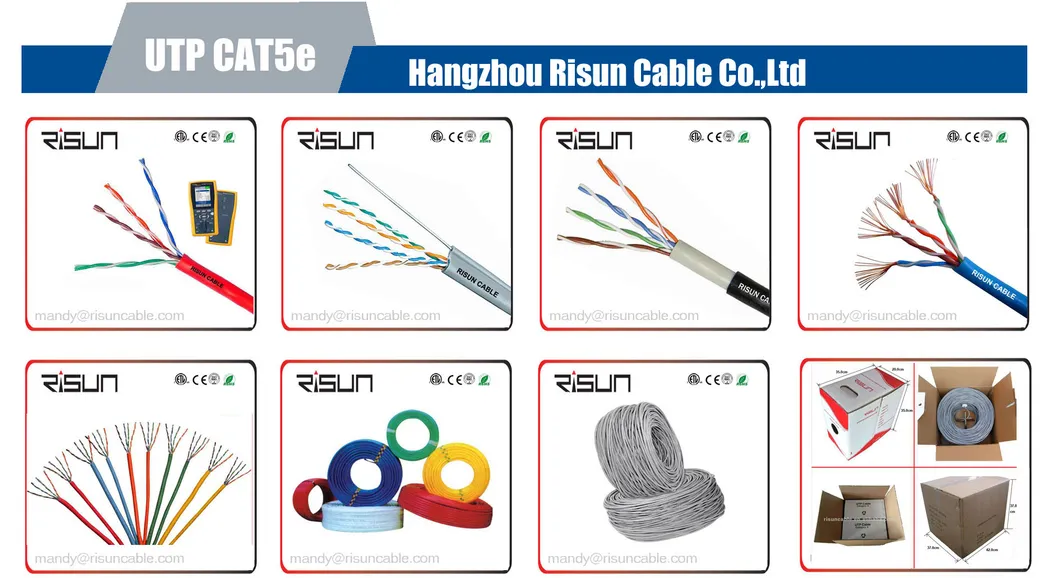 UTP Cat5e Network Cable with High Quality CPR Approved