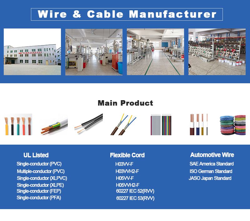 Vsf JIS C3306 Standard PVC Insulated Power Cable Single Strand Cord